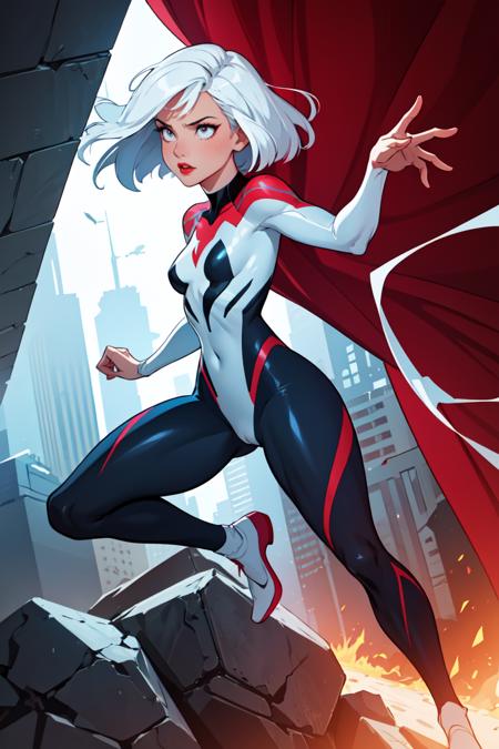 388455-1480101885-masterpiece, best quality, (1girl, full body), action scene, dynamic pose, spider gwen, white hair, Cute Loose Bob hairstyle, re.png